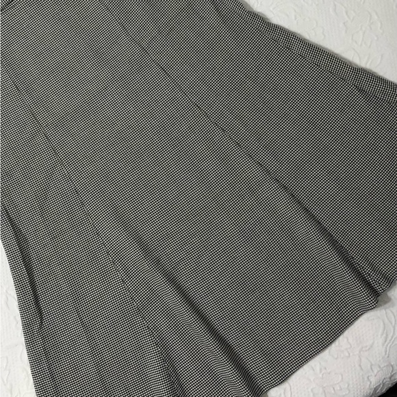 Ann Taylor Dress NWT Midi Houndstooth Sheath Sleeveless Belted Size 12 - Picture 9 of 9